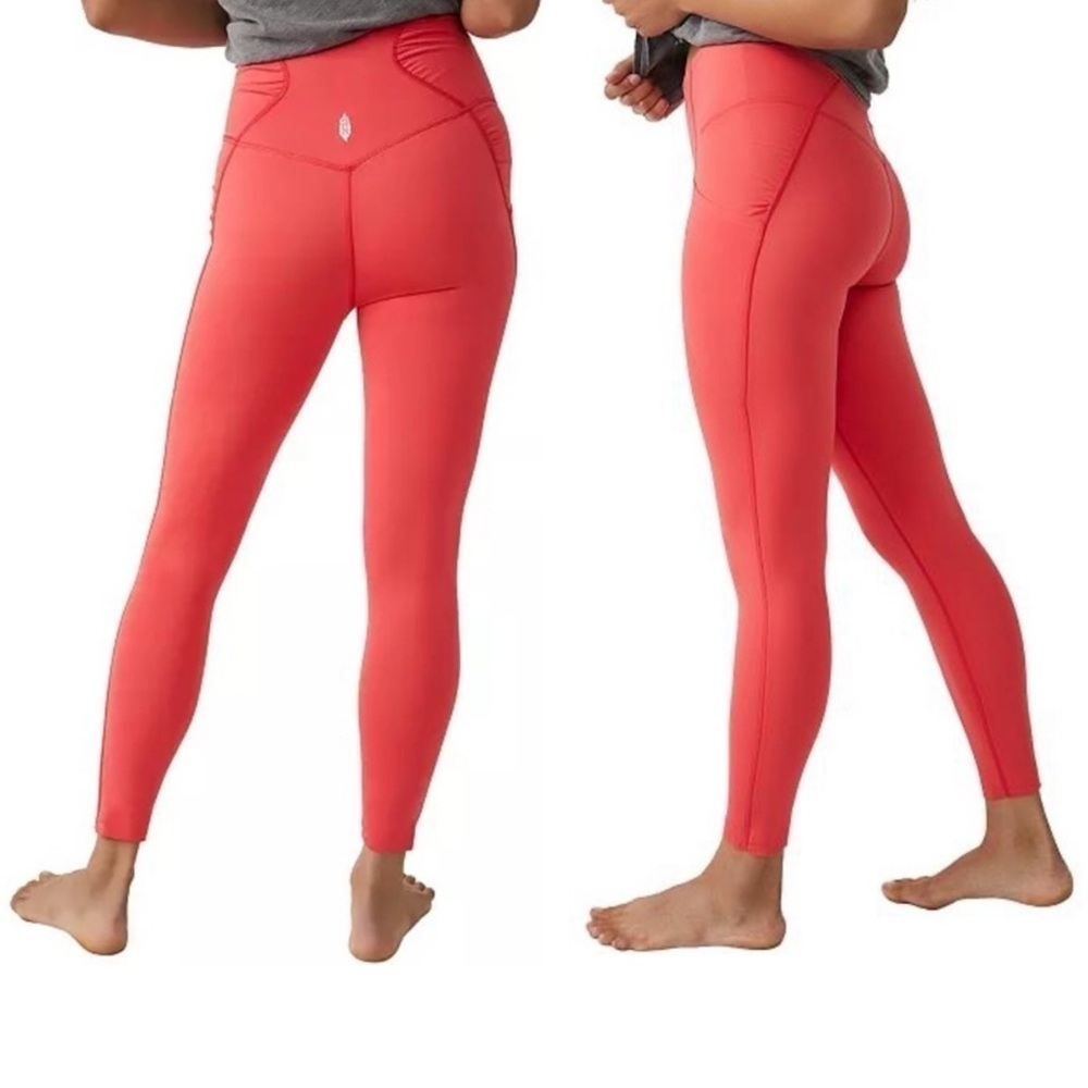 FP MOVEMENT by FREE PEOPLE Set the Pace Leggings in Cayenne Size M NWT